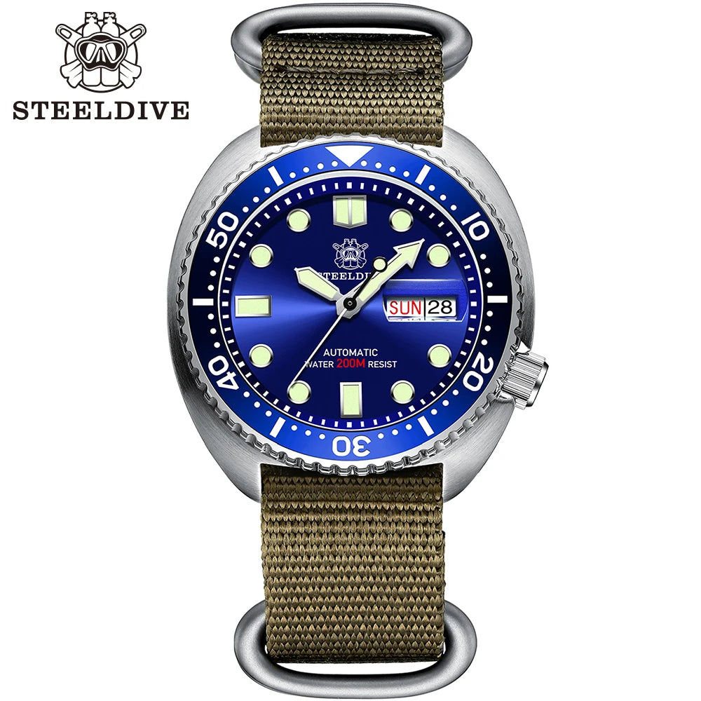 SteelDive SD1972 D200 (Day&Date Watch)