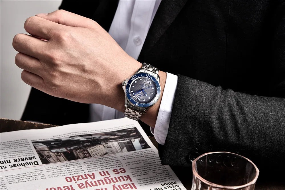 PAGANI DESIGN PD1685 D200 Rose Gold Green