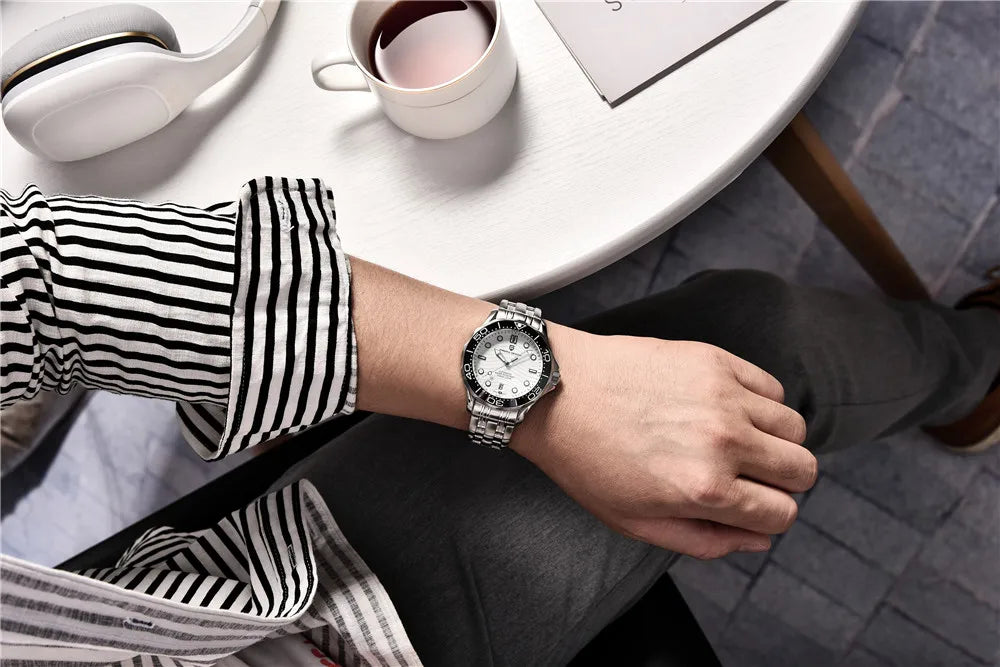 PAGANI DESIGN PD1685 D200 Rose Gold Green