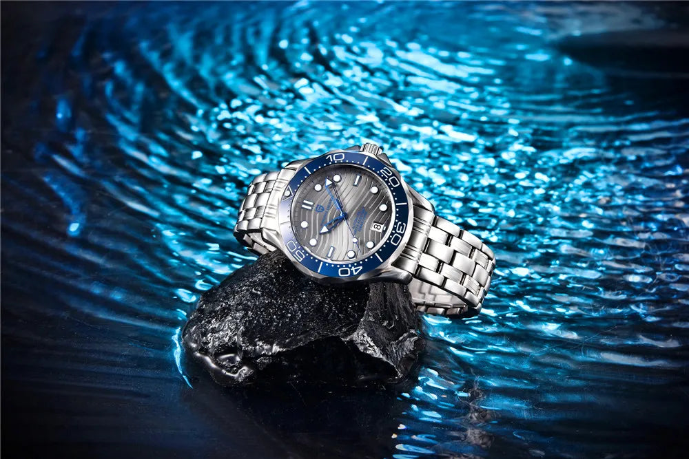 PAGANI DESIGN PD1685 D200 Rose Gold Green