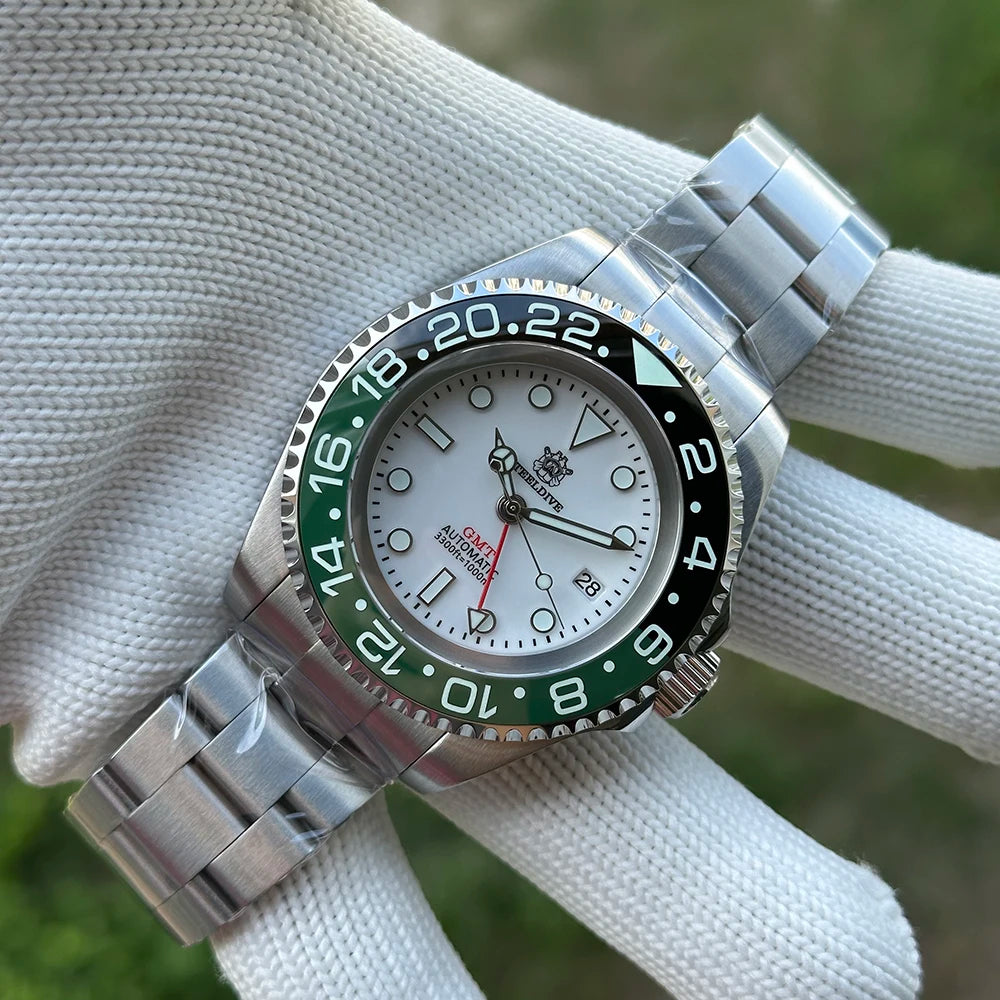 SteelDive SD1964GMT D1000 (4Hands) Diver's Watch