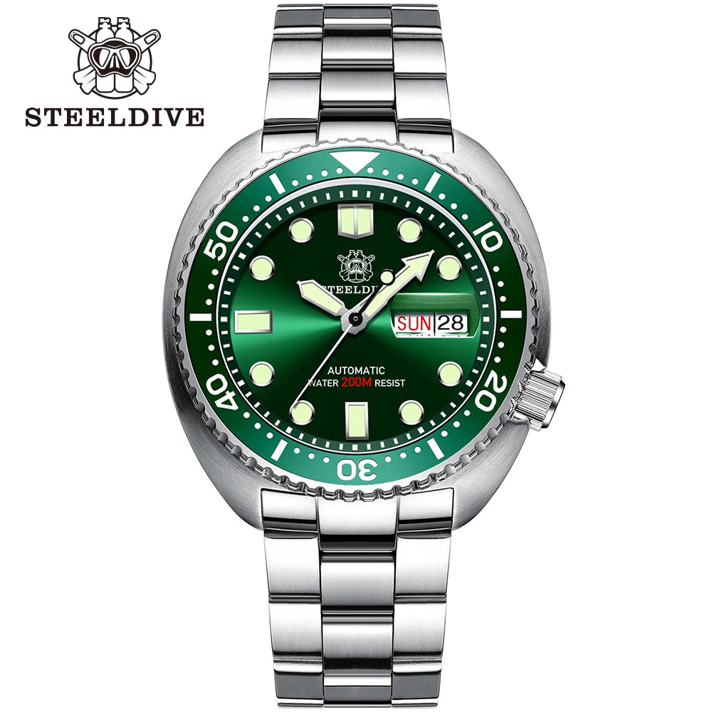 SteelDive SD1972 D200 (Day&Date Watch)