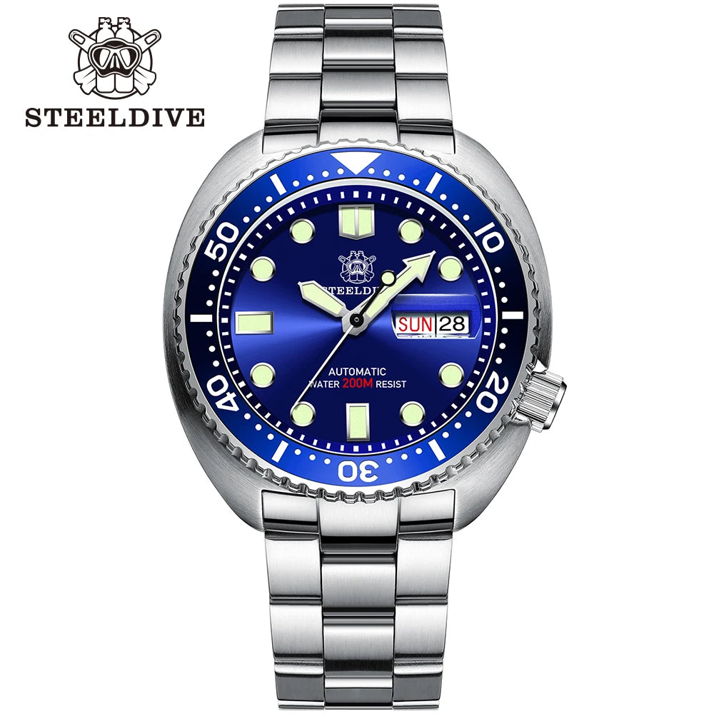 SteelDive SD1972 D200 (Day&Date Watch)