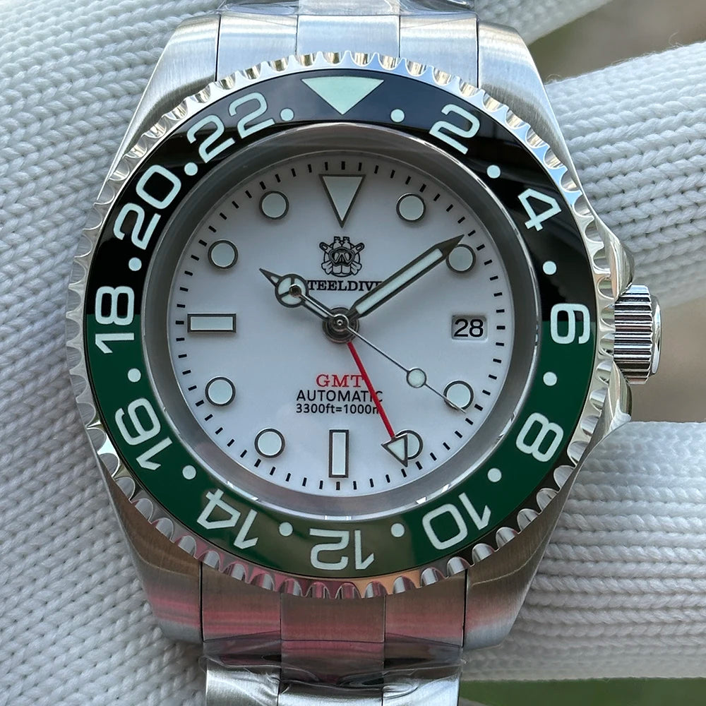 SteelDive SD1964GMT D1000 (4Hands) Diver's Watch