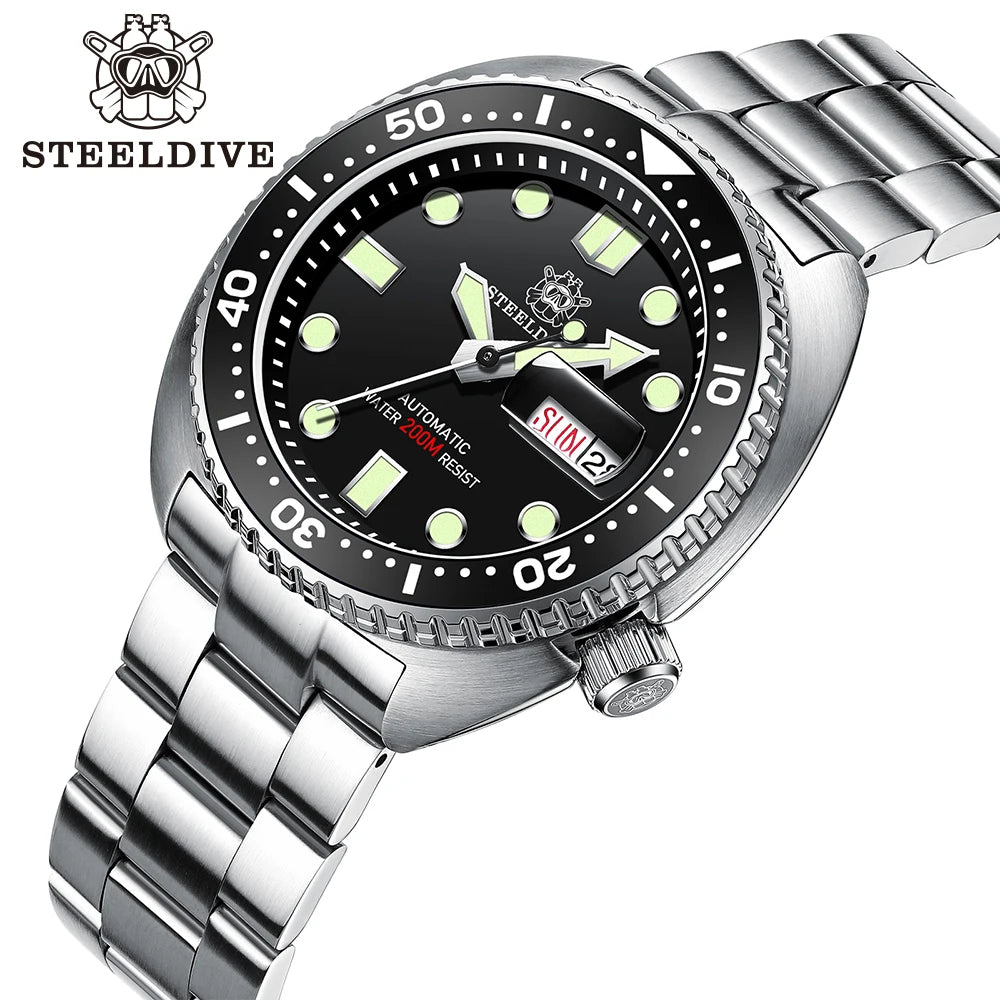 SteelDive SD1972 D200 (Day&Date Watch)