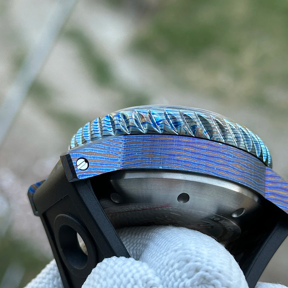 SteelDive SD1982Y D10000 Titanium Damascus (XXX)