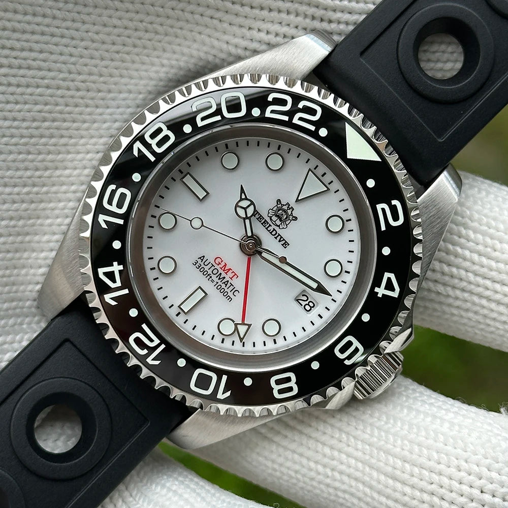 SteelDive SD1964GMT D1000 (4Hands) Diver's Watch