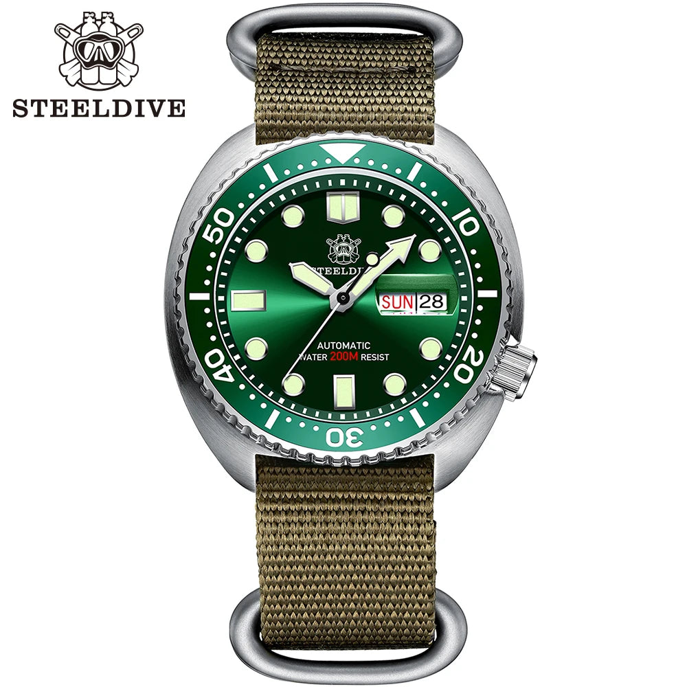 SteelDive SD1972 D200 (Day&Date Watch)