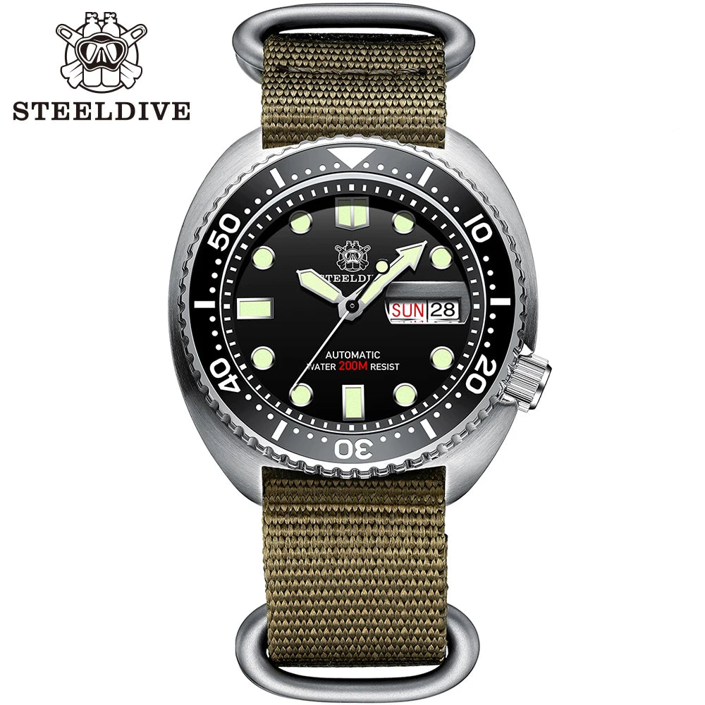SteelDive SD1972 D200 (Day&Date Watch)