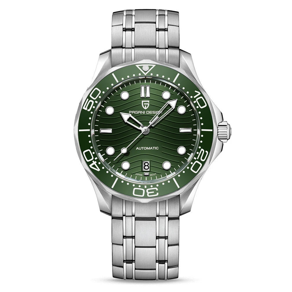 PAGANI DESIGN PD1685 D200 Rose Gold Green