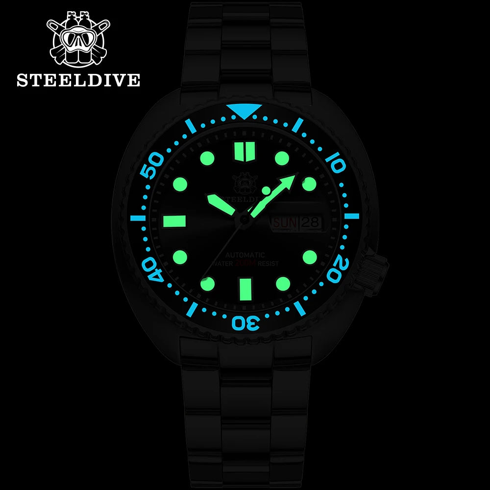 SteelDive SD1972 D200 (Day&Date Watch)