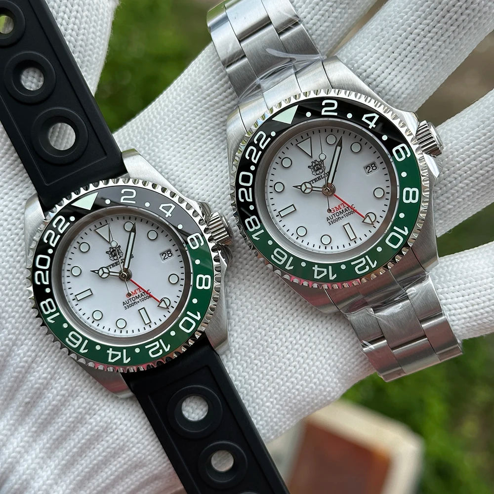 SteelDive SD1964GMT D1000 (4Hands) Diver's Watch