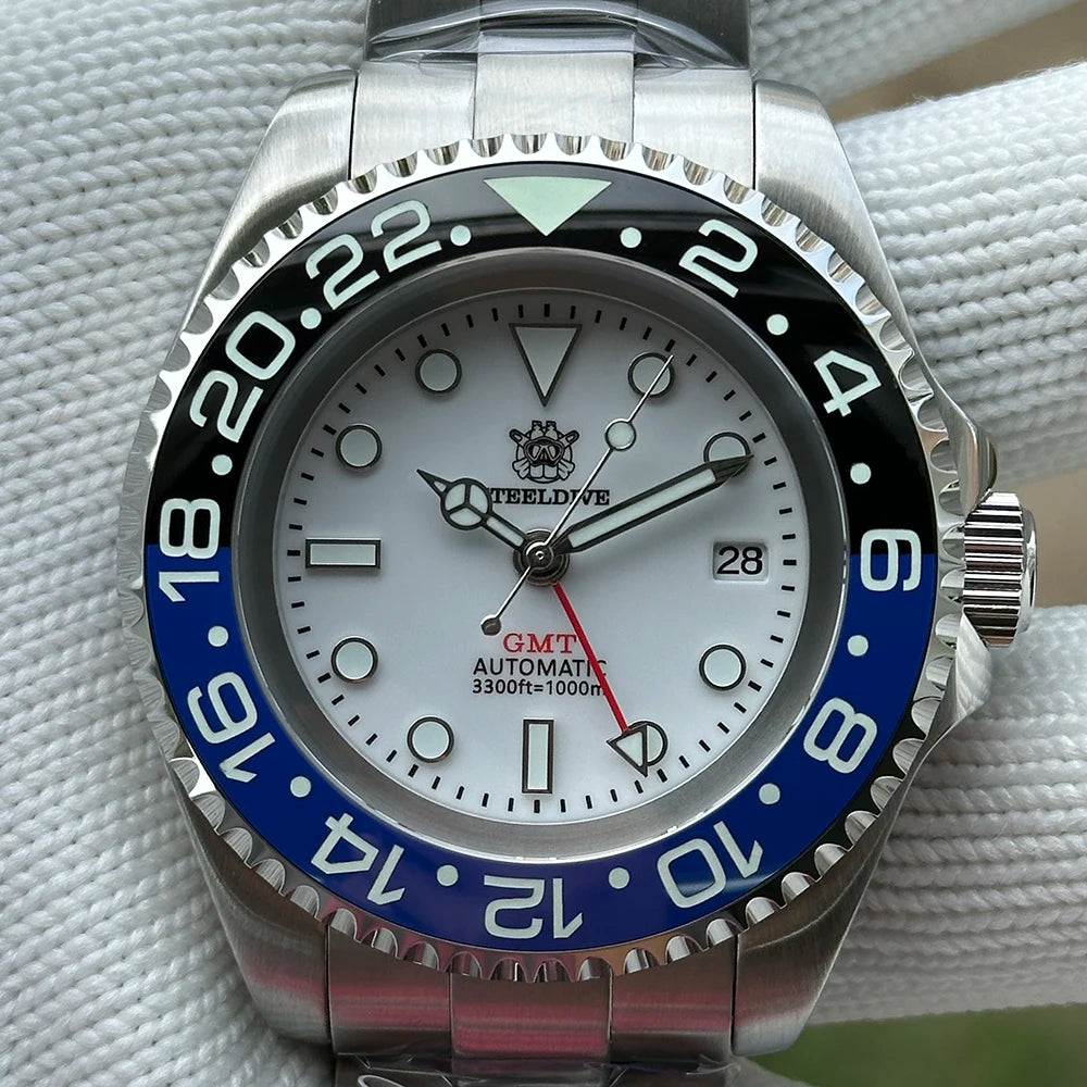 SteelDive SD1964GMT D1000 (4Hands) Diver's Watch