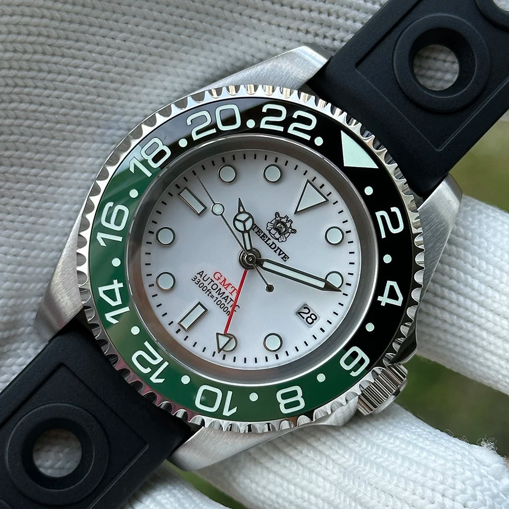 SteelDive SD1964GMT D1000 (4Hands) Diver's Watch